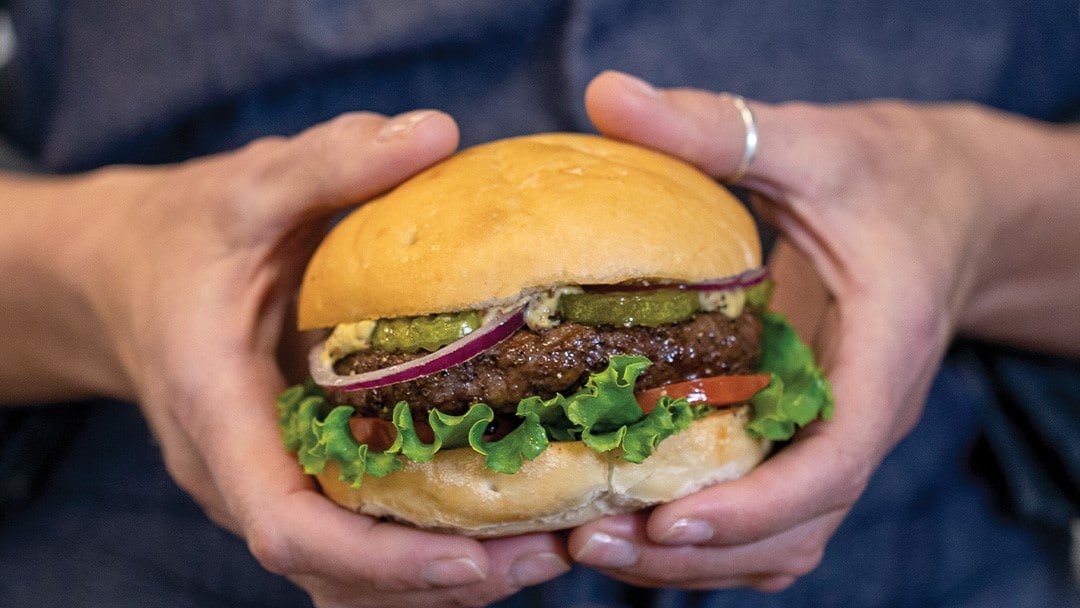 Air Fry Burgers